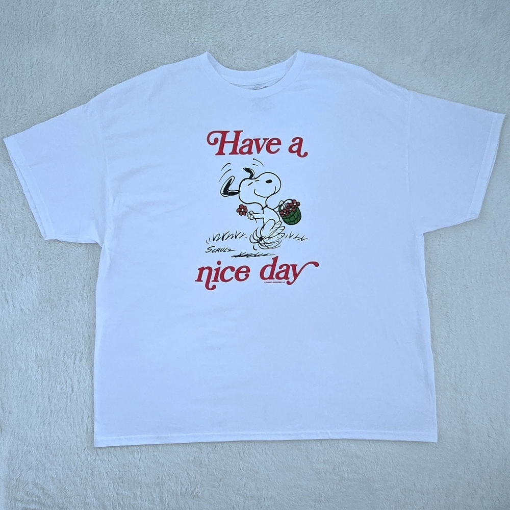 Peanuts🥜 Snoopy🐕 "Have a nice day" Graphic Tee👕 - NWOT - Picture 12 of 12